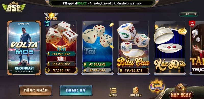 Các tính năng độc đáo của B52 Club