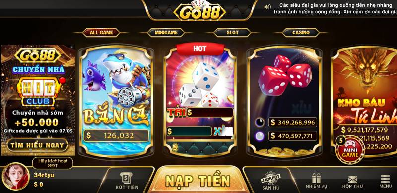 Game Go88 có gì hấp dẫn?