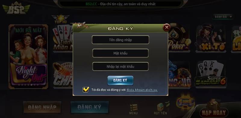 Hướng dẫn đăng ký và nạp tiền nhanh chóng tại B52 Club