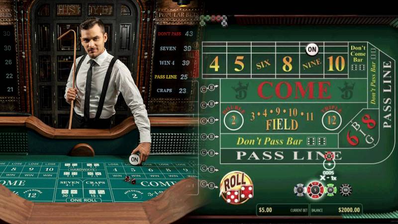 Kinh nghiệm chơi craps live hiệu quả