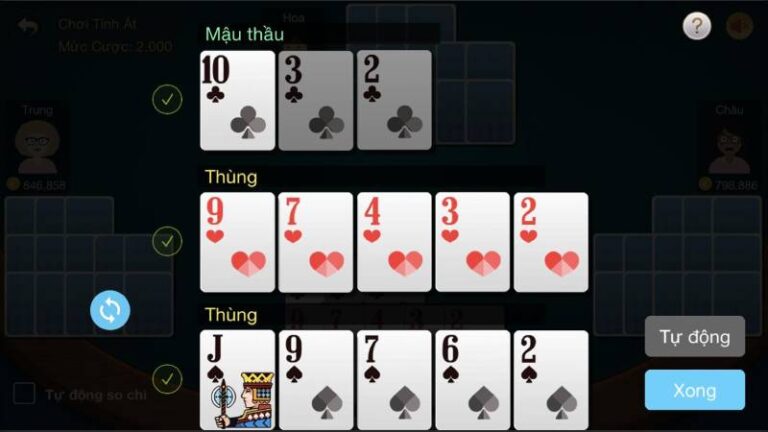 Meo Xep Bai Trong Mau Binh Bi Kip Cua Dan Me Game Bai
