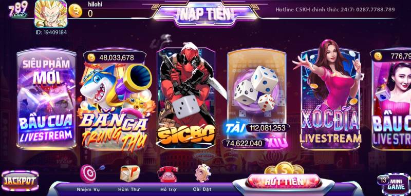Những điểm nổi bật làm nên tên tuổi 789 Club